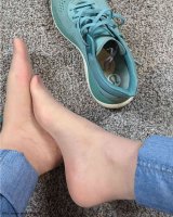 collage nude penis barefoot jeans shoes shrunken_man sneakers carpet trapped_inside_shoe marklovefeet