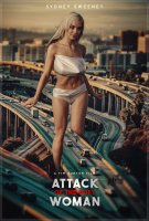 breasts giantess city mega blonde long_hair bridge bra skirt buildings parody highway vehicles straddling attack_of_the_50_foot_woman bare_legs makeshift_clothing bare_midriff looking_at_tinies ai_art vicariousdreams sydney_sweeney