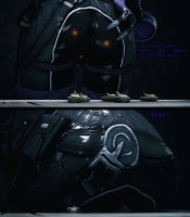 giantess alien comic butt butt_crush military tank tali explosion mask thighs belt dialogue hands_on_hips looking_behind behind_view helmet thick_thighs digital_render mass_effect talizorah quarian hand_on_butt namtnur