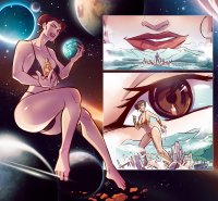 Mega lekku bikini breasts drawing giantess giga horns city mega alien space comic color large_breasts butt swimsuit planet handheld toes barefoot rampage cleavage water buildings huge_breasts brunette multiple_sizes brown_eyes smiling short_hair foot_crush star_wars mountains giantesses lake thighs fist tattoo milf earrings bracelet stars asteroids looking_at_tiny cosmic_giantess hair_buns orange_skin angelgts bare_legs princess_leia leia togruta bare_midriff padme_amidala ahsoka_tano padme empress jedi ahsoka alderaan