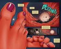 twilek drawing giantess nude alien comic color toes barefoot shrinking blood sweat domination massage gore star_wars shrunken_people cruel between_toes toe_crush red_nails toejam dialogue red_skin sith zopenk darth_talon the_force psyshack3d