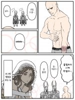 breasts drawing giantess mega comic color armor cleavage brunette goddess brown_eyes dialogue dark_souls helmet no_background looking_at_tiny gwynevere bruise