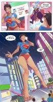 breasts drawing giantess white_hair panties blushing city mega comic black_hair color large_breasts destruction toes barefoot cleavage buildings purple_eyes sweat brown_eyes story embarrassed asian street short_hair phone blue_skin vehicles magic night bathroom thighs metropolis truck superman lois_lane shirt cape necklace earrings belt dropped crowds vehicle_crush toothbrush dialogue stars running_away reporter imp cracked_pavement water_tower pointed_ears dc_comics angelgts bare_legs toothpaste bare_midriff clark_kent looking_at_tinies mxyzptlk mr_mxyzptlk my_adventures_with_superman snap