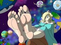 breasts drawing giantess earth giga blonde space color long_hair destruction blue_eyes planet toes barefoot smiling moon dress crown super_mario earrings planet_destruction stars legs_crossed sitting_on_planet princess_rosalina electroprim