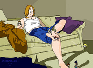 drawing feet color anime shrunken_men chibichan shrunken_woman