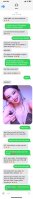 breasts black_hair large_breasts handheld cleavage story dress phone shrunken_woman shrunken_man winking digital_render selfie sultanofsize sms
