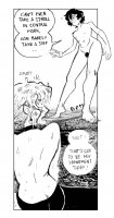 drawing nipples giantess nude panties city mega monochrome barefoot pubic_hair water topless sweat foot_crush giantesses earrings dialogue source_needed ednem