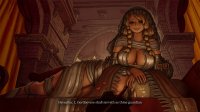 breasts drawing giantess blonde large_breasts blue_eyes sword crossover one_piece cleavage skirt goddess dress lying_down kneeling braid hood sanji temple dark_souls looking_at_tiny gwynevere iurypadilha gerdnevere