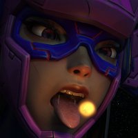 giantess vore giga space black_hair long_hair tongue saliva purple_eyes sun open_mouth galacta stars imminent_vore helmet digital_render marvel_comics harbingerinfinit marvel_rivals