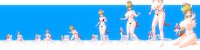 bikini growth nipples giantess horns tail blonde comic large_breasts swimsuit handheld princess_peach topless breast_expansion growth_sequence ripped_clothing looking_at_tiny spikes digital_render bowsette super_crown crazyredhair