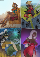 giantess drawing white_hair city comic color large_breasts long_hair armor claws sword handheld toes cleavage bra skirt buildings goddess gloves egypt short_hair boots sitting sandals japan worship crown queen london monster storm jessica_rabbit cosplay ninja dark_skin punch smoke night fist hat earrings throne giantessfan lightning x-men legs_crossed wolverine katana white_eyes bare_legs marvel_comics sai looking_at_tinies pharaoh altercomics_andrestronik los_angeles ancient_egypt