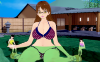 bikini handheld mini_giantess hot_spring koikatsu