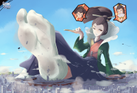 drawing giantess crush feet mega destruction socks ace_attorney gamesquid