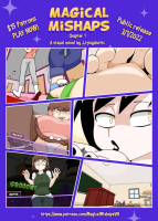drawing giantess panties feet upskirt black_hair handheld school indoors jj-psychotic brown_hair magical_mishaps alexis_(jj-psychotic) olivia_(jj-psychotic) morgan_(jj-psychotic)