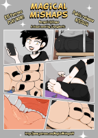 drawing feet vore black_hair color tongue butt clothed teeth saliva inside_mouth choker jj-psychotic black_nails magical_mishaps morgan_(jj-psychotic)