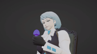 nylons animation thigh_crush ace_attorney digital_render franziska_von_karma thunder thunderafterdark bantoras original_character giantess tiny_person