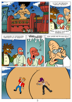 comic teeth glasses sweat smiling running open_mouth cloud overalls english outdoors futurama sky 1girl multiple_boys 3boys breasts growth giantess nude blushing city mega black_hair butt destruction barefoot purple_hair outgrowing_building asian ponytail short_hair pants indoors leela shirt closed_eyes stuck_to_butt amy_wong philip_j_fry multiple_girls hermes_conrad 2boys doctor_zoidberg antonissen