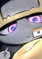 breasts drawing nipples giantess pokemon furry earth anthro space color planet huge_breasts milk pink_eyes looming close_up insect cockroach stars breast_milk tera white_skin cosmic_giantess cutaway looking_at_tinies yboon pheromosa