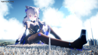 women tbycolive female growth giantess crush city giant fantasy anime goddess tall big cute scale size tower cat_girl digital_render resize bigger macrophile waifu mikumikudancence