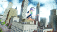 female growth giantess crush sexy feet manga city giant anime touhou shoes goddess tall big cute scale size digital_render resize bigger macrophile waifu mikumikudancence adult sakuya women tbycolive
