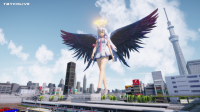female growth giantess crush manga city angel giant anime goddess tall big cute scale fallenangel size heel kantai_collection digital_render murakumo lane resize impact bigger macrophile waifu mikumikudancence azur women tbycolive
