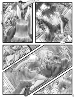 drawing giantess crush city comic monochrome destruction buildings touhou reisen_udongein_inaba fighting outdoors straddling sakuya_izayoi knives rabbit_ears alloyrabbit lying_on_back reisen_vs_sakuya