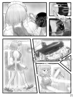 drawing giantess crush city comic monochrome destruction buildings touhou reisen_udongein_inaba walking fighting vehicles outdoors knife sakuya_izayoi rabbit_ears alloyrabbit reisen_vs_sakuya