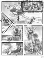 drawing giantess crush city comic monochrome bridge destruction water buildings touhou reisen_udongein_inaba explosion fighting running vehicles outdoors sakuya_izayoi knives rabbit_ears alloyrabbit reisen_vs_sakuya