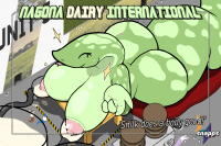 nipples giantess nude furry tail anthro color butt huge_breasts milk high_angle smiling story lying_down lactation snake animation large_butt milking closed_eyes breast_milk scalie green_skin sticking_out_tongue snapps