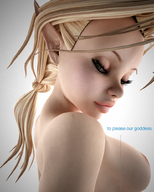 breasts crush blonde butt barefoot butt_crush blood elf shrunken_men elf_butt_crush_poser_comic digital_render