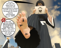 drawing bleach city mega black_hair blue_eyes sword toes barefoot buildings point_of_view stuck_to_foot rukia_kuchiki looking_at_tiny digital_render anttiergod giantess