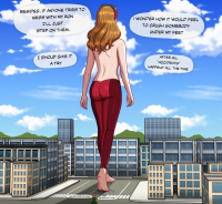 buildings sky chat_bubbles drawing giantess feet city mega barefoot ace_attorney dialogue desiree_delite ron_delite bigchipher66