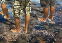 male men crush feet city mega giant giants foot_prints carnage