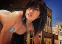 bikini crawling looking_at_viewer Mega breasts giantess collage mega story asian gtsmakerdj