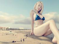 bikini beach closed_eyes Mega Megagiantess breasts giantess collage mega story asian megagiantess gtsmakerdj bunnada_watthanachotkitti