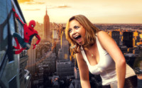 breasts giantess collage mega story megagiantess gtsmakerdj charlotte_church city cleavage climbing laughing spider-man Mega Megagiantess Cleavage