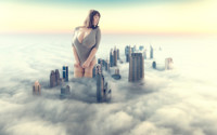 city clouds Mega Megagiantess breasts giantess collage mega story asian megagiantess gtsmakerdj saki_yanase