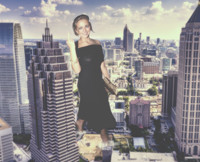 breasts giantess collage mega story megagiantess gtsmakerdj charlotte_church city celebrity dress handbag middle_finger Mega Megagiantess