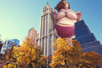city large_breasts underwear red_hair looking_down point_of_view looking_at_viewer between_buildings upward_view Mega Megagiantess above_buildings breasts giantess collage mega story megagiantess gtsmakerdj lady_ginger_lust