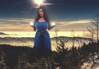 breasts growth giantess collage mega story megagiantess giantessgrowth gtsmakerdj giantess_growth louisa_khovanski large_breasts dress forest magic Mega Megagiantess
