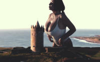 large_breasts ocean tower swimwear Mega Megagiantess breasts giantess collage mega story megagiantess gtsmakerdj milada_moore