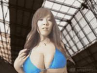 breasts growth giantess collage domination story asian mini mini_giantess animation hitomi_tanaka giantessgrowth gtsmakerdj giantess_growth bikini large_breasts looming looking_down