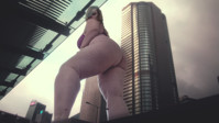 breasts giantess collage mega story megagiantess gtsmakerdj giantess_julie_bliss city butt bbw looking_down looking_back looking_at_viewer upward_view hong_kong Mega Megagiantess