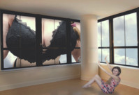 bra scared window Mega Megagiantess breasts giantess collage mega domination story megagiantess gtsmakerdj raccoonmom69