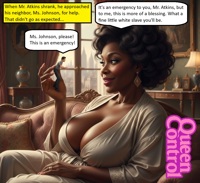 giantess large_breasts handheld slave story shrunken_man dark_skin interracial dialogue ai_art queencontrol