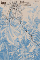 breasts drawing growth tail city mega monochrome large_breasts destruction claws handheld cleavage buildings outgrowing_building gloves dress wedding_dress airplane dangle cat_girl vehicles thighs milf dialogue looking_at_tiny godjirezarts giantess bride monster_girl