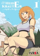 giantess breasts drawing mega blonde color buildings brown_eyes gloves red_hair dress sitting sandals shorts collar mountains forest clouds trees top belt sitting_on_building on_shoulder looking_at_tiny bare_legs bare_midriff raskasar