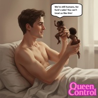 nude sexy butt handheld bed dark_skin interracial ai_art queencontrol giant male