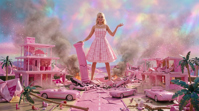 giantess city goddess vehicles barbie pink destroy dollhouse margot_robbie ai_art celebrities_fetish