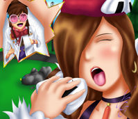 drawing giantess vore color unaware shrunken_woman food angel_starr ace_attorney imminent_vore ema_skye willing_vore kogochew nano